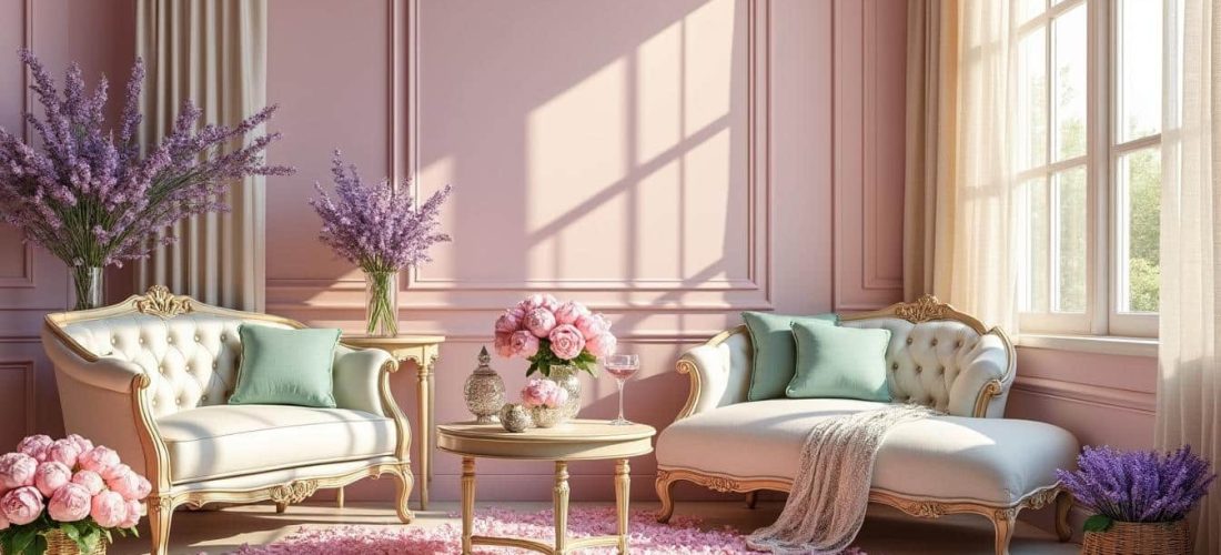 découvrez comment la décoration d'intérieur romantique allie teintes pastel douces et motifs floraux pour créer une ambiance chaleureuse et élégante.