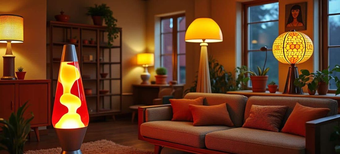 découvrez comment la décoration d'intérieur vintage intègre des lampes des années 70 pour apporter style et authenticité à votre maison.
