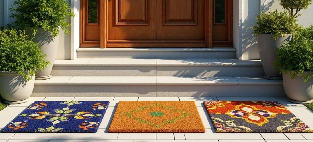 découvrez comment une décoration extérieure accueillante transforme votre entrée grâce à des paillassons design, alliant style et convivialité pour un accueil chaleureux.
