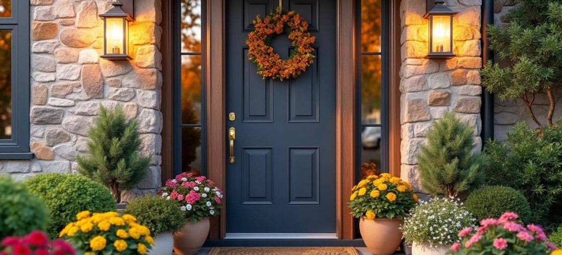 découvrez comment une décoration extérieure accueillante peut sublimer l'aspect de votre porte d'entrée, offrant charme et convivialité à votre maison.
