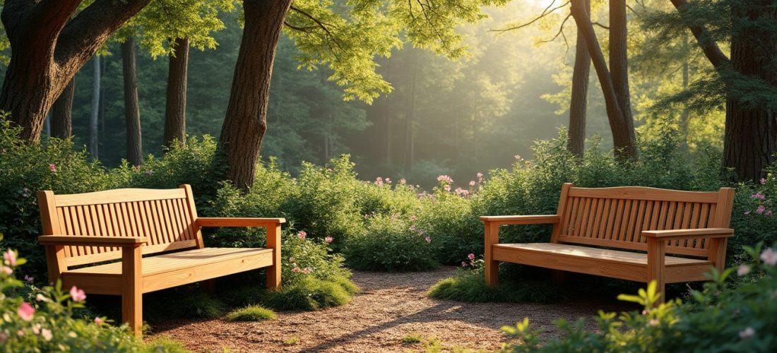 découvrez comment la décoration extérieure boisée sublime votre jardin avec des bancs en teck alliant élégance, durabilité et confort.