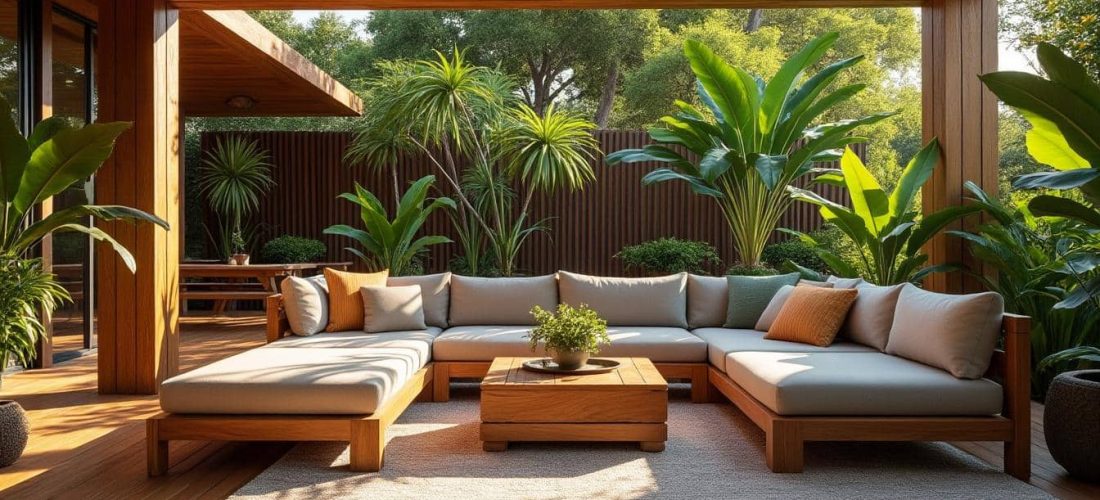 découvrez comment la décoration extérieure exotique intègre des essences de bois tropicales pour créer des espaces uniques, chaleureux et naturels.