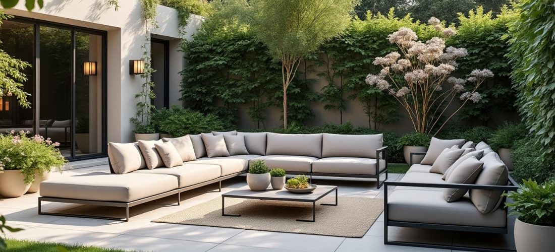 découvrez la décoration extérieure modulable avec des canapés de jardin par sections, alliant confort, style et flexibilité pour personnaliser votre espace en plein air.