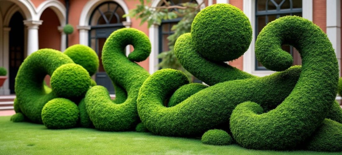 découvrez l'art de la décoration extérieure sculptée grâce aux arbustes taillés en topiaire, alliant esthétique et créativité pour sublimer vos espaces verts.
