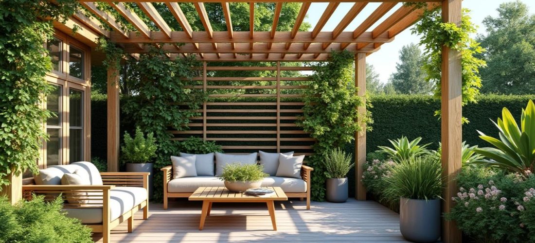 découvrez comment la décoration extérieure verticale utilise les treillis et les pergolas pour sublimer vos espaces extérieurs avec style et élégance.