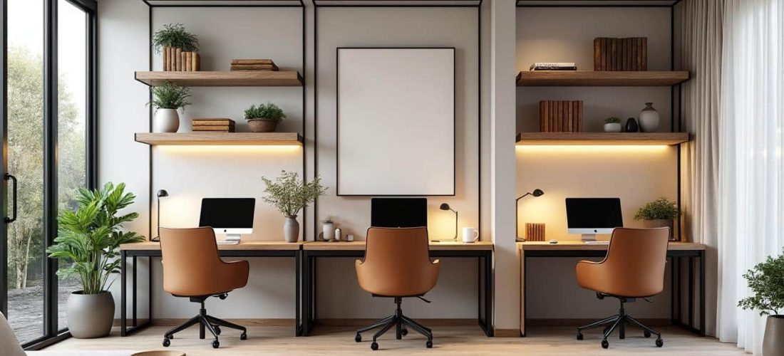 découvrez comment l'aménagement intérieur transforme les chambres en espaces de télétravail confortables et fonctionnels, optimisant ainsi votre productivité à domicile.