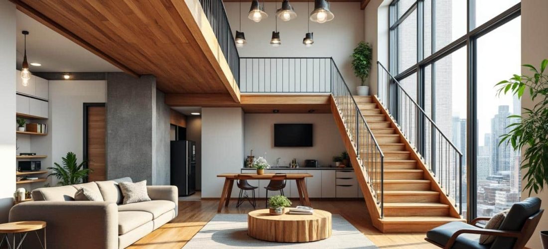 découvrez comment l'aménagement intérieur optimise l'espace des studios d'étudiants en installant des mezzanines fonctionnelles et esthétiques pour un cadre de vie amélioré.
