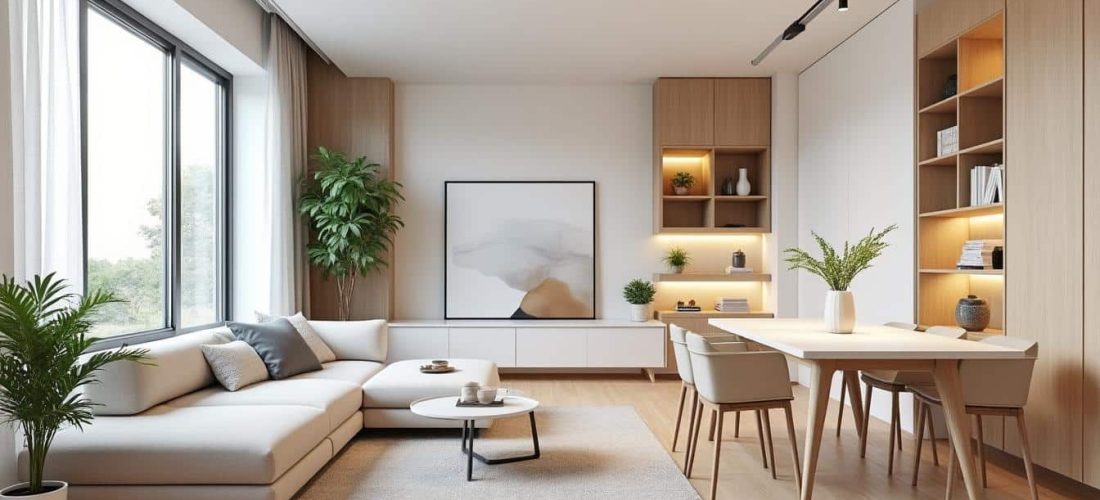 découvrez comment l'aménagement intérieur avec des meubles modulables permet d'optimiser l'espace et de gagner de la place de manière pratique et esthétique.