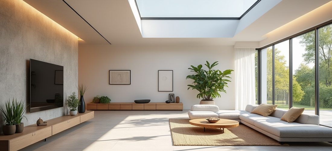découvrez comment l'aménagement intérieur optimise la lumière naturelle grâce à l'installation de conduits de lumière pour un espace lumineux et harmonieux.