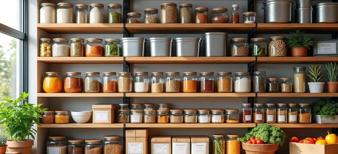 optimisez votre espace avec un aménagement intérieur dédié aux celliers, conçu pour un stockage alimentaire organisé et pratique.