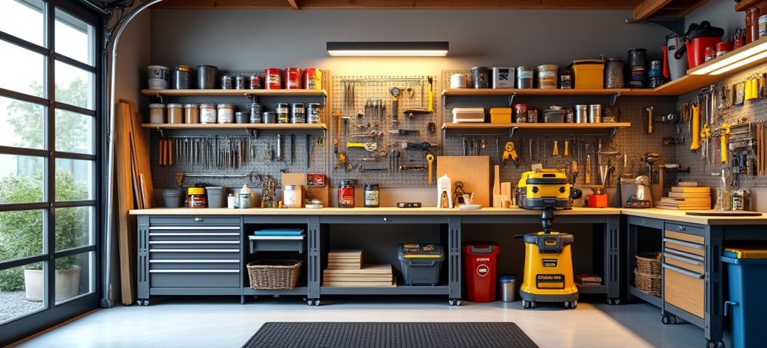 découvrez comment transformer votre garage en un atelier de bricolage fonctionnel grâce à un aménagement intérieur optimisé et sur mesure.