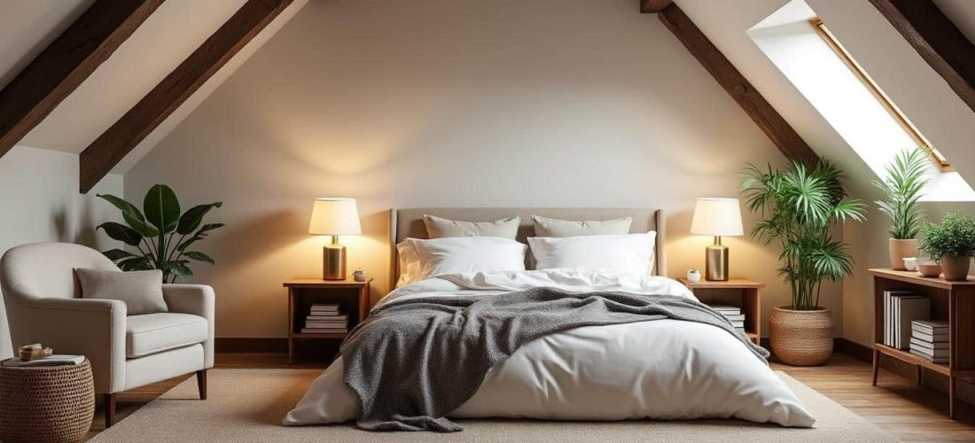 découvrez comment l'aménagement intérieur peut transformer vos combles en chambres d'amis confortables et accueillantes, optimisant ainsi l'espace et le confort de votre maison.