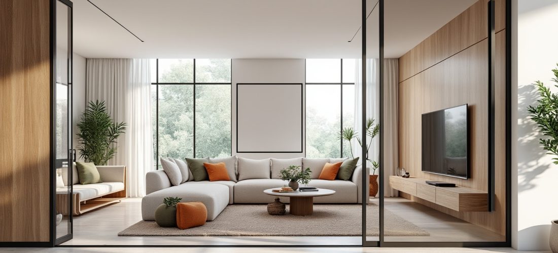 découvrez comment les cloisons mobiles permettent de transformer facilement votre salon grâce à un aménagement intérieur flexible et modulable.