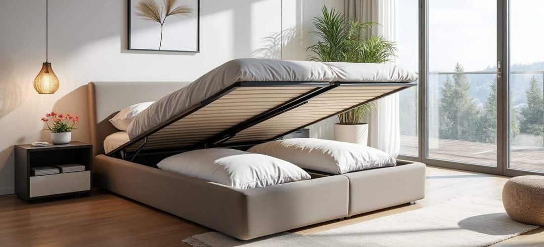 découvrez comment optimiser votre aménagement intérieur en utilisant des lits coffres pratiques pour ranger facilement vos couettes et gagner de l'espace.