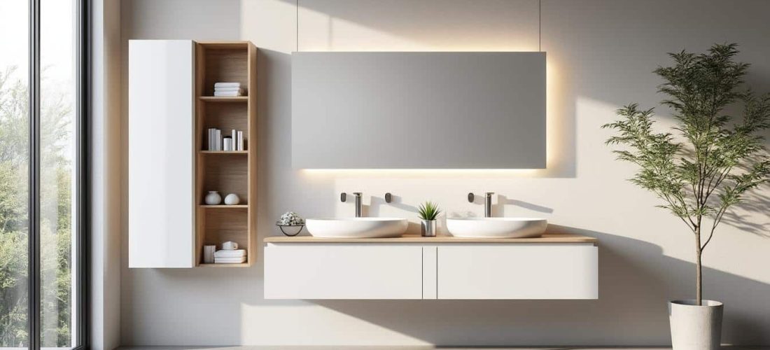 découvrez comment aménager votre salle de bains avec des meubles suspendus pour gagner de la place, moderniser votre intérieur et optimiser le rangement.