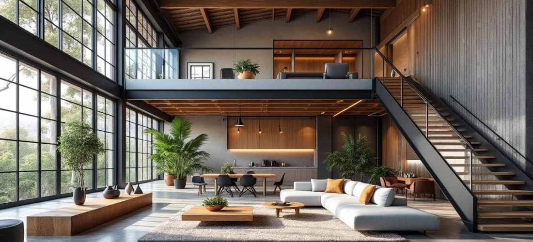 découvrez comment l'aménagement intérieur sublime les hauteurs sous plafond des lofts pour créer des espaces lumineux et élégants, optimisant chaque mètre carré avec style.