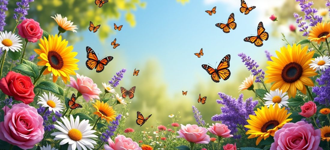 découvrez comment le jardin de fleurs attire les papillons tout au long de l'été, créant un spectacle naturel et coloré à admirer.