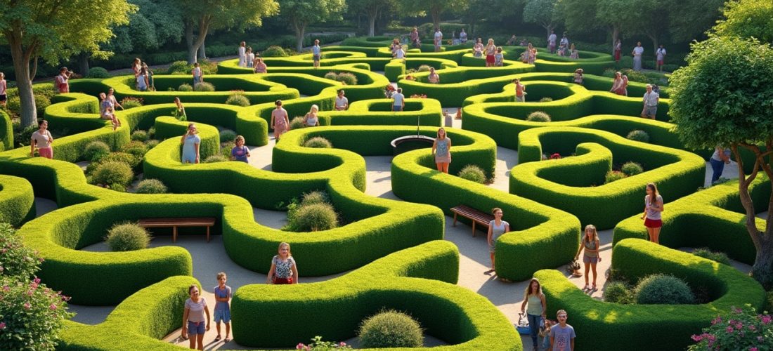 découvrez le jardin labyrinthique, un parcours ludique et captivant qui émerveillera petits et grands lors de votre visite.