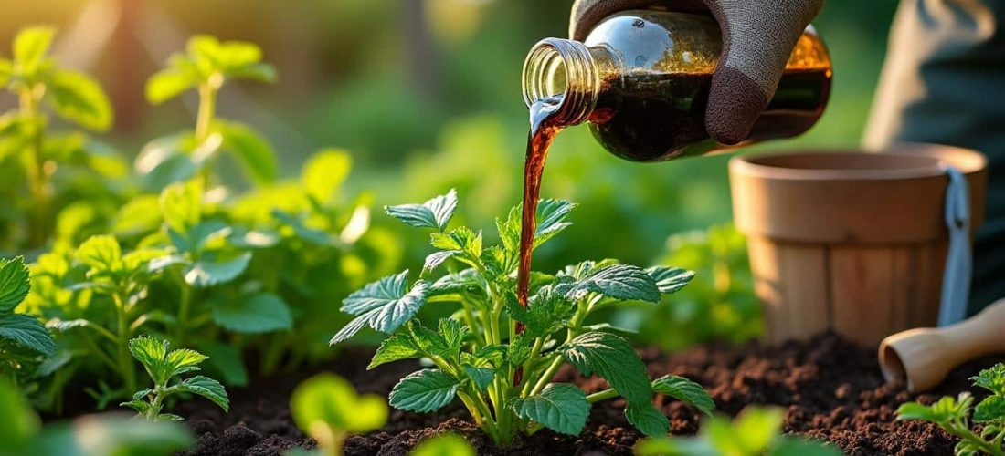 découvrez comment le jardin nourricier utilise le purin d'ortie, un engrais naturel et écologique, pour enrichir la terre et favoriser une croissance saine des plantes.