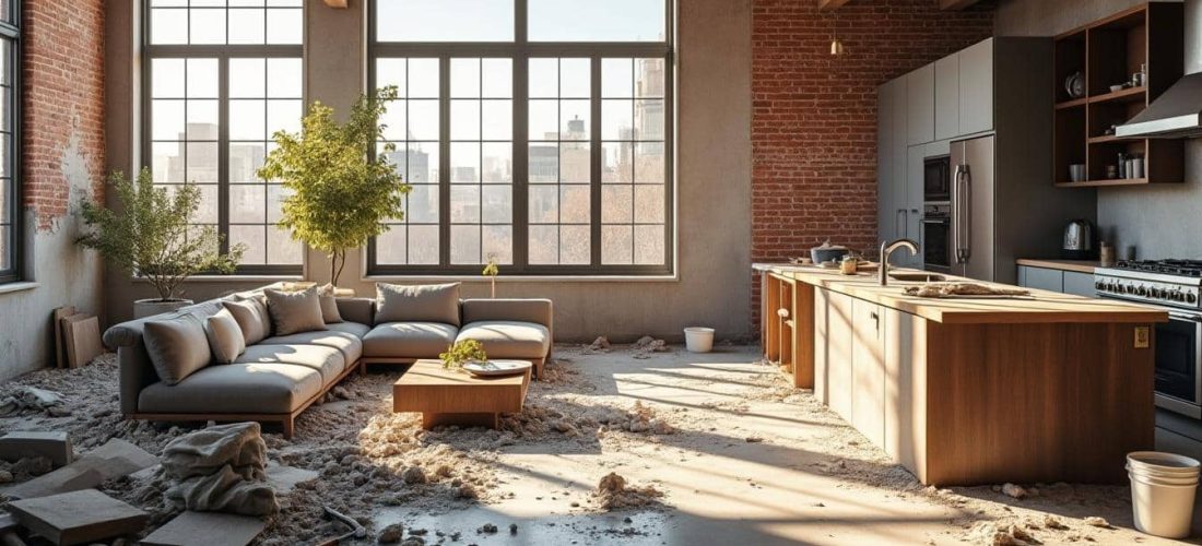 découvrez comment les travaux de démolition peuvent transformer votre intérieur en ouvrant la cuisine sur le salon pour un espace de vie plus moderne et convivial.