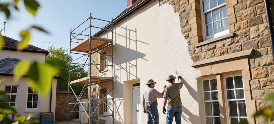 découvrez comment les travaux de ravalement avec des enduits à la chaux respirants préservent l'humidité naturelle des murs pour un bâtiment sain et durable.