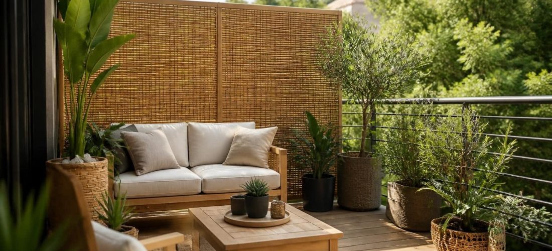 découvrez comment optimiser la préservation de l'intimité de votre balcon grâce au brise-vue en bambou, une solution esthétique et naturelle idéale pour la décoration extérieure.