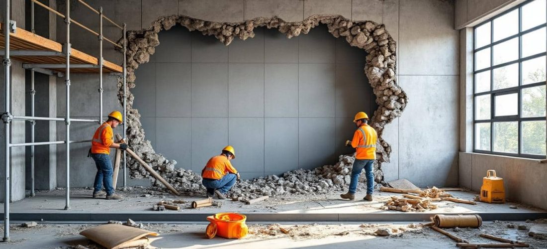 découvrez comment réussir l'ouverture d'un mur porteur en toute sécurité : conseils sur les travaux, l'utilisation d'ipn et les mesures de sécurité essentielles.